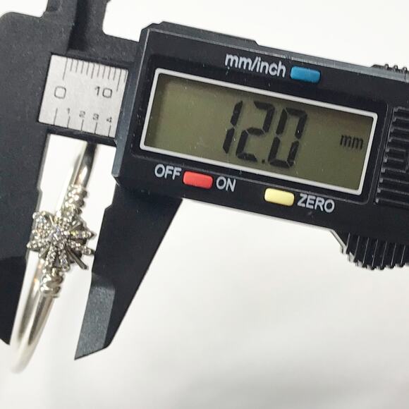 Pandora ALE Signed Sterling Silver Clear CZ Fireworks Bangle Bracelet 597563CZ - Picture 4 of 10